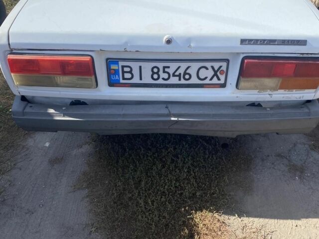 Белый ВАЗ 2107, объемом двигателя 0 л и пробегом 120 тыс. км за 500 $, фото 4 на Automoto.ua