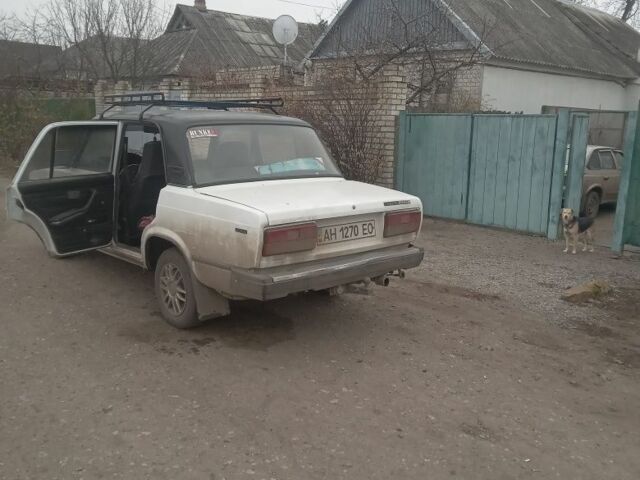 Белый ВАЗ 2107, объемом двигателя 0 л и пробегом 300 тыс. км за 473 $, фото 1 на Automoto.ua