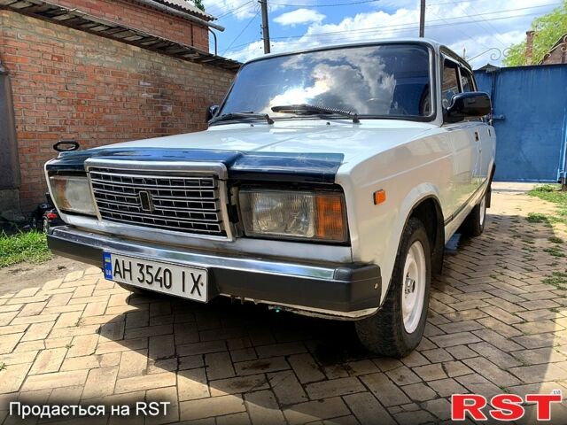 Белый ВАЗ 2107, объемом двигателя 1.5 л и пробегом 215 тыс. км за 1300 $, фото 1 на Automoto.ua