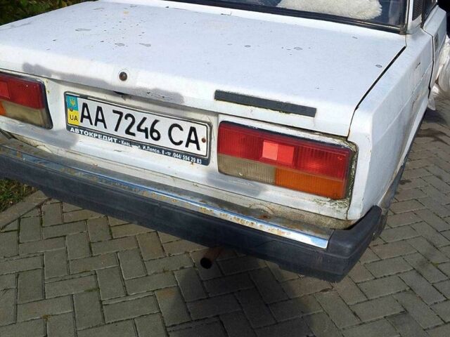 Белый ВАЗ 2107, объемом двигателя 1.5 л и пробегом 54 тыс. км за 554 $, фото 1 на Automoto.ua