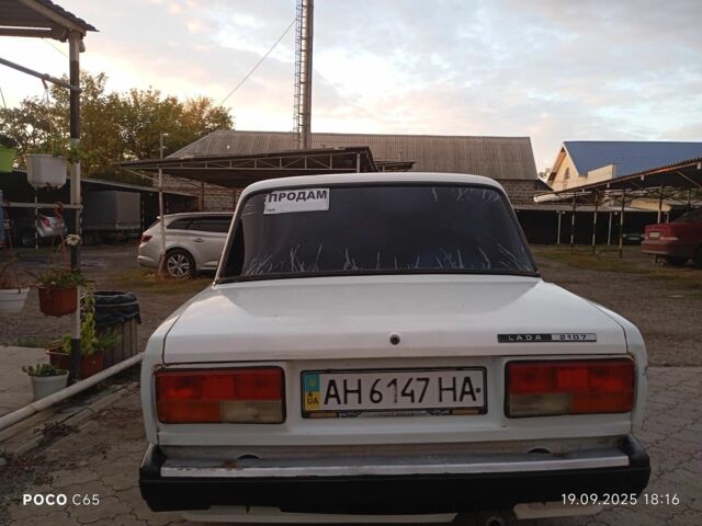 Белый ВАЗ 2107, объемом двигателя 6 л и пробегом 6 тыс. км за 607 $, фото 5 на Automoto.ua