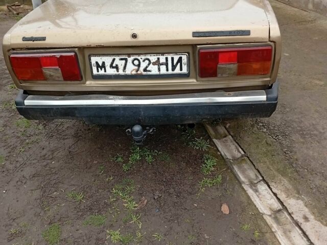 Бежевий ВАЗ 2107, об'ємом двигуна 1.6 л та пробігом 100 тис. км за 593 $, фото 1 на Automoto.ua