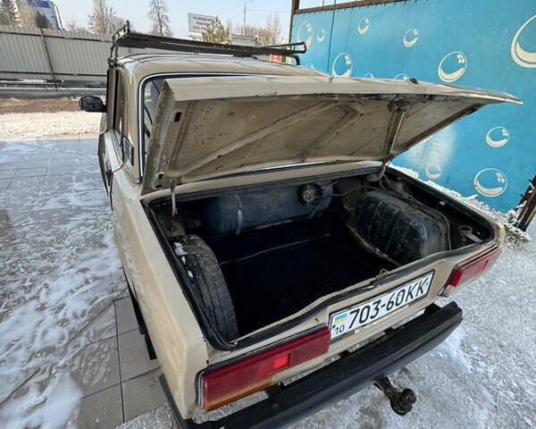 Бежевий ВАЗ 2107, об'ємом двигуна 1.5 л та пробігом 162 тис. км за 896 $, фото 4 на Automoto.ua