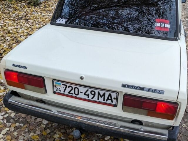 Бежевый ВАЗ 2107, объемом двигателя 1.3 л и пробегом 42 тыс. км за 669 $, фото 1 на Automoto.ua