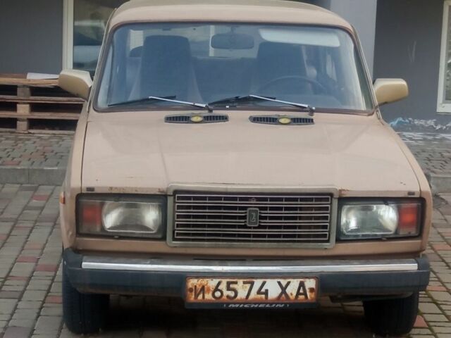 Бежевый ВАЗ 2107, объемом двигателя 1.3 л и пробегом 89 тыс. км за 664 $, фото 1 на Automoto.ua