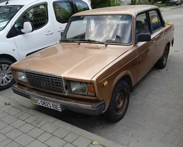 Бежевый ВАЗ 2107, объемом двигателя 1.45 л и пробегом 101 тыс. км за 650 $, фото 1 на Automoto.ua