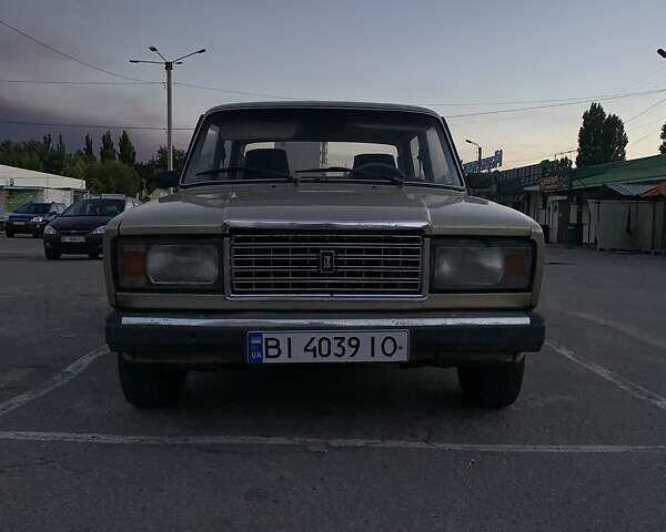 Бежевый ВАЗ 2107, объемом двигателя 1.5 л и пробегом 160 тыс. км за 750 $, фото 1 на Automoto.ua