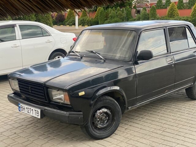 Черный ВАЗ 2107, объемом двигателя 1.5 л и пробегом 400 тыс. км за 760 $, фото 1 на Automoto.ua