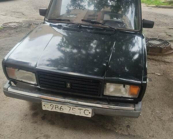 Чорний ВАЗ 2107, об'ємом двигуна 1.45 л та пробігом 310 тис. км за 1000 $, фото 6 на Automoto.ua