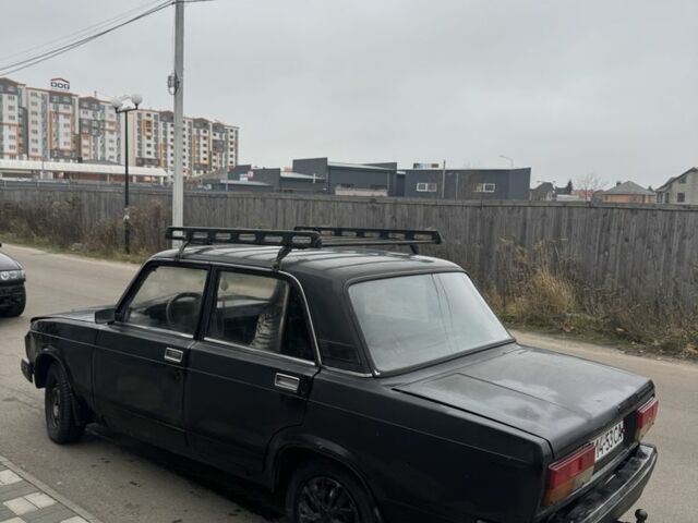 Черный ВАЗ 2107, объемом двигателя 1.5 л и пробегом 73 тыс. км за 550 $, фото 1 на Automoto.ua