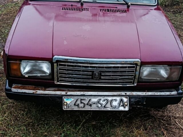 Черный ВАЗ 2107, объемом двигателя 1.6 л и пробегом 46 тыс. км за 474 $, фото 6 на Automoto.ua