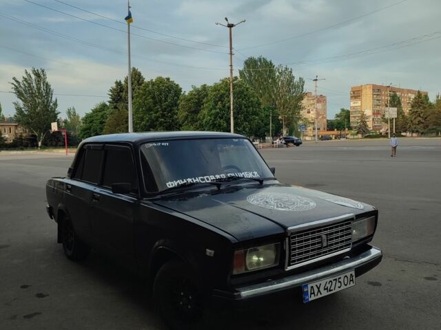 Черный ВАЗ 2107, объемом двигателя 1.5 л и пробегом 80 тыс. км за 915 $, фото 5 на Automoto.ua