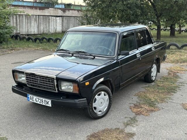 Черный ВАЗ 2107, объемом двигателя 1.5 л и пробегом 155 тыс. км за 1250 $, фото 1 на Automoto.ua