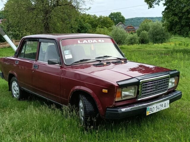 Черный ВАЗ 2107, объемом двигателя 1.5 л и пробегом 127 тыс. км за 1300 $, фото 1 на Automoto.ua