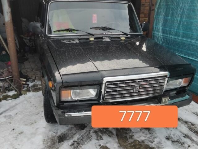 Черный ВАЗ 2107, объемом двигателя 5 л и пробегом 1 тыс. км за 2300 $, фото 3 на Automoto.ua