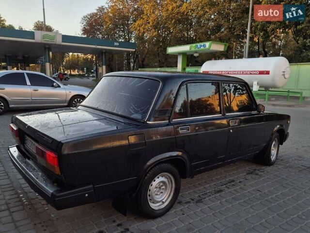 Черный ВАЗ 2107, объемом двигателя 1.7 л и пробегом 86 тыс. км за 999 $, фото 4 на Automoto.ua