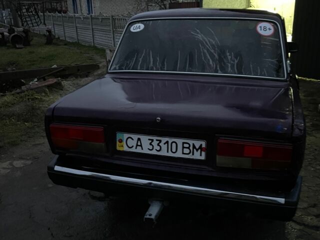 Фиолетовый ВАЗ 2107, объемом двигателя 1.5 л и пробегом 1 тыс. км за 475 $, фото 4 на Automoto.ua