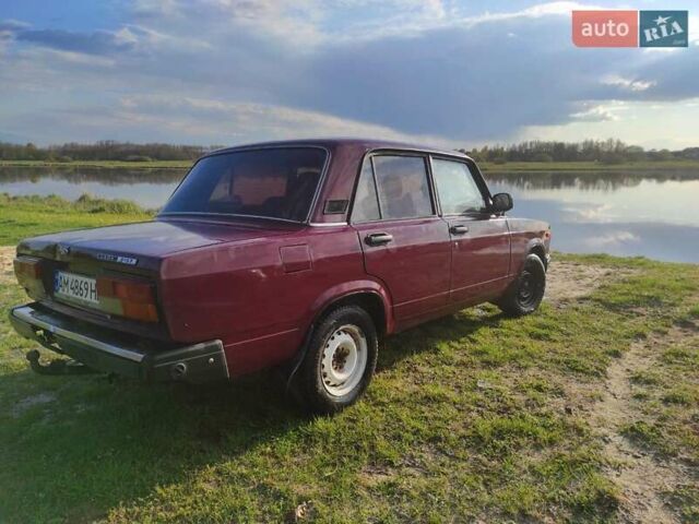 Фиолетовый ВАЗ 2107, объемом двигателя 1.5 л и пробегом 76 тыс. км за 1200 $, фото 1 на Automoto.ua