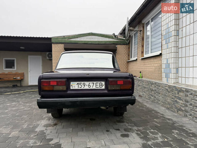 Фиолетовый ВАЗ 2107, объемом двигателя 1.5 л и пробегом 100 тыс. км за 750 $, фото 3 на Automoto.ua