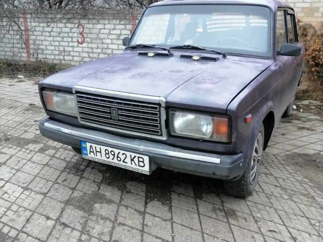 Фиолетовый ВАЗ 2107, объемом двигателя 1.5 л и пробегом 96 тыс. км за 545 $, фото 2 на Automoto.ua