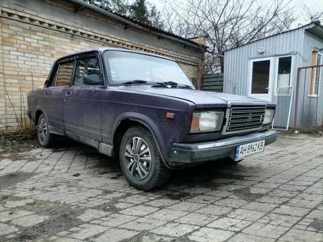 Фиолетовый ВАЗ 2107, объемом двигателя 1.5 л и пробегом 96 тыс. км за 545 $, фото 1 на Automoto.ua