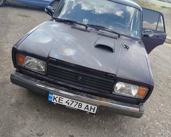 Фиолетовый ВАЗ 2107, объемом двигателя 1.5 л и пробегом 64 тыс. км за 950 $, фото 4 на Automoto.ua