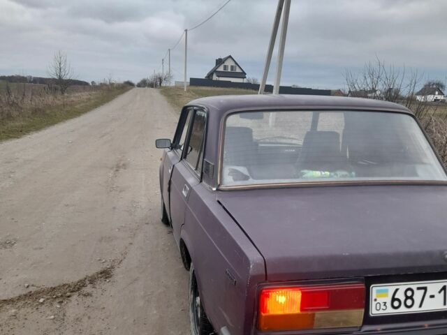 Фиолетовый ВАЗ 2107, объемом двигателя 3 л и пробегом 100 тыс. км за 473 $, фото 2 на Automoto.ua