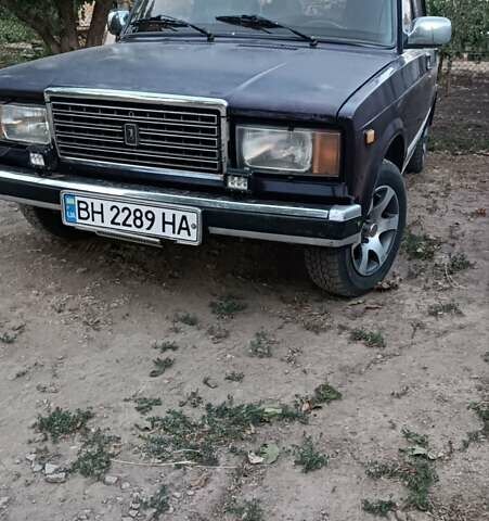 Фіолетовий ВАЗ 2107, об'ємом двигуна 1.57 л та пробігом 300 тис. км за 1000 $, фото 1 на Automoto.ua