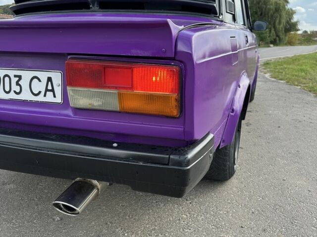 Фиолетовый ВАЗ 2107, объемом двигателя 1.3 л и пробегом 100 тыс. км за 1500 $, фото 6 на Automoto.ua