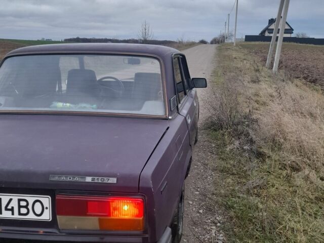 Фиолетовый ВАЗ 2107, объемом двигателя 3 л и пробегом 100 тыс. км за 473 $, фото 3 на Automoto.ua