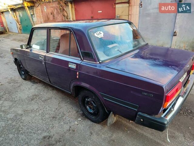 Фиолетовый ВАЗ 2107, объемом двигателя 1.6 л и пробегом 450 тыс. км за 700 $, фото 1 на Automoto.ua