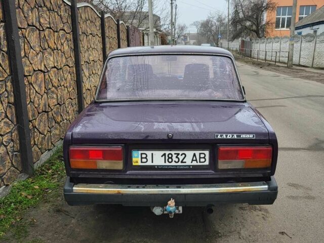 Фиолетовый ВАЗ 2107, объемом двигателя 1.5 л и пробегом 20 тыс. км за 750 $, фото 1 на Automoto.ua