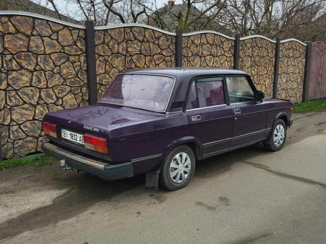 Фиолетовый ВАЗ 2107, объемом двигателя 1.5 л и пробегом 20 тыс. км за 750 $, фото 2 на Automoto.ua