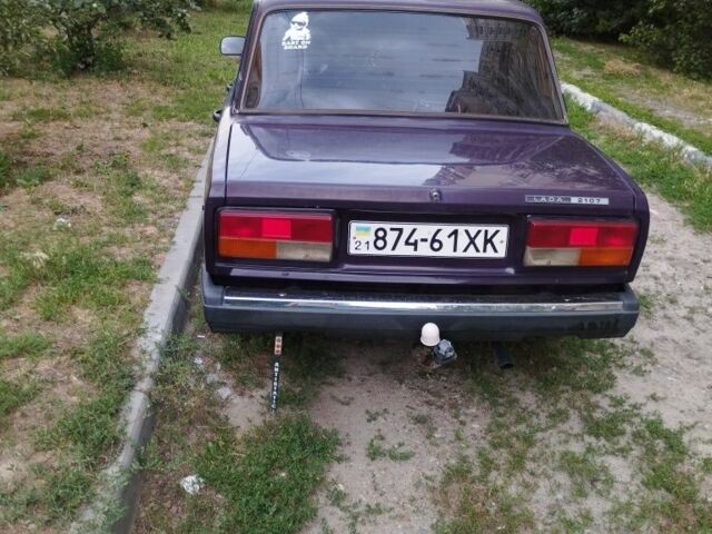 Фиолетовый ВАЗ 2107, объемом двигателя 5 л и пробегом 156 тыс. км за 1400 $, фото 2 на Automoto.ua