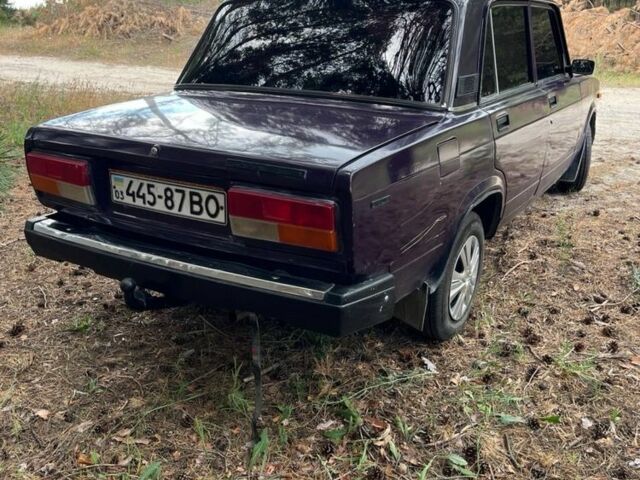 Фиолетовый ВАЗ 2107, объемом двигателя 1.5 л и пробегом 170 тыс. км за 700 $, фото 4 на Automoto.ua