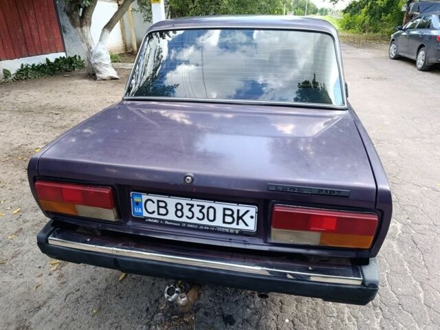 Фіолетовий ВАЗ 2107, об'ємом двигуна 0 л та пробігом 150 тис. км за 1000 $, фото 5 на Automoto.ua