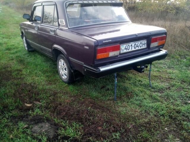 ВАЗ 2107 2001 в Черкассах на Automoto.ua Фиолетовый ВАЗ 2107, объемом двигателя 1.5 л и пробегом 40 тыс. км за 857 $, фото 2 на Automoto.ua