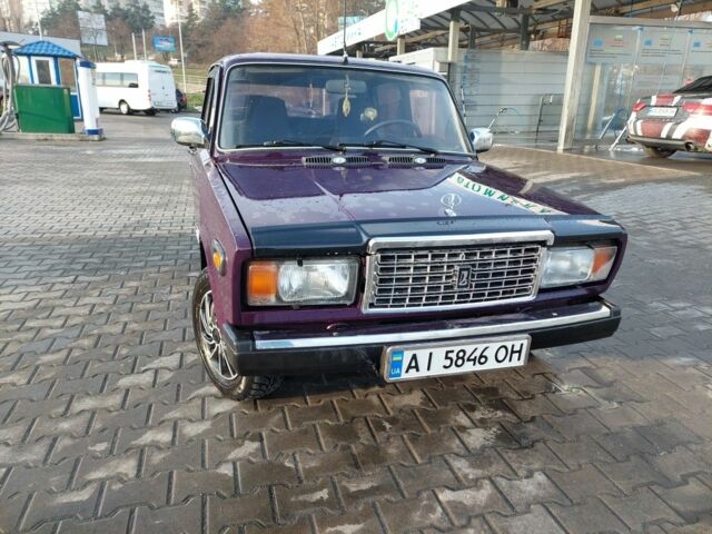 Фиолетовый ВАЗ 2107, объемом двигателя 1.5 л и пробегом 70 тыс. км за 1600 $, фото 1 на Automoto.ua