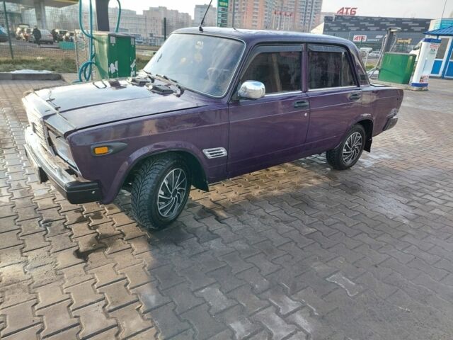 Фиолетовый ВАЗ 2107, объемом двигателя 1.5 л и пробегом 70 тыс. км за 1600 $, фото 2 на Automoto.ua