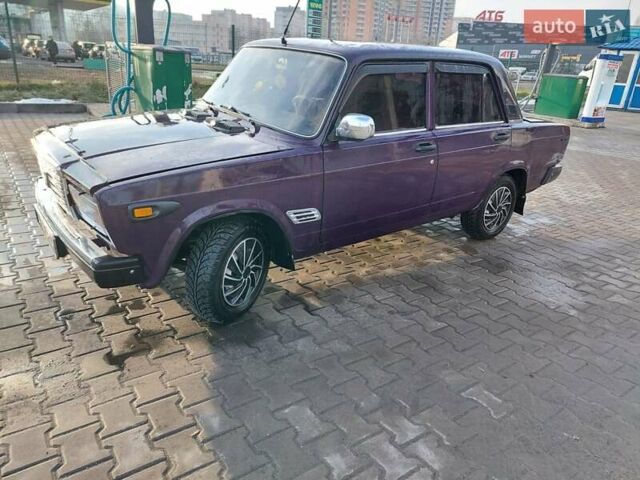 Фиолетовый ВАЗ 2107, объемом двигателя 1.45 л и пробегом 70 тыс. км за 1600 $, фото 2 на Automoto.ua
