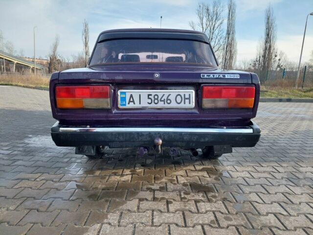 Фиолетовый ВАЗ 2107, объемом двигателя 1.5 л и пробегом 70 тыс. км за 1600 $, фото 4 на Automoto.ua