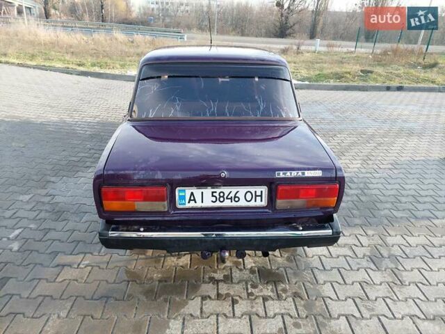 Фиолетовый ВАЗ 2107, объемом двигателя 1.45 л и пробегом 70 тыс. км за 1600 $, фото 4 на Automoto.ua