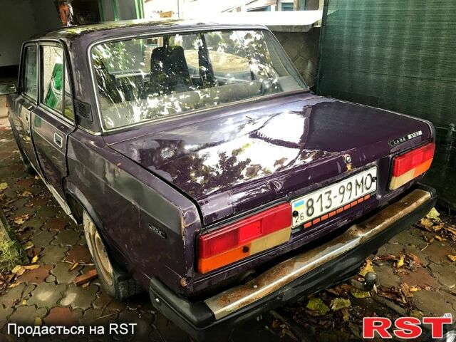Фиолетовый ВАЗ 2107, объемом двигателя 1.5 л и пробегом 82 тыс. км за 400 $, фото 1 на Automoto.ua