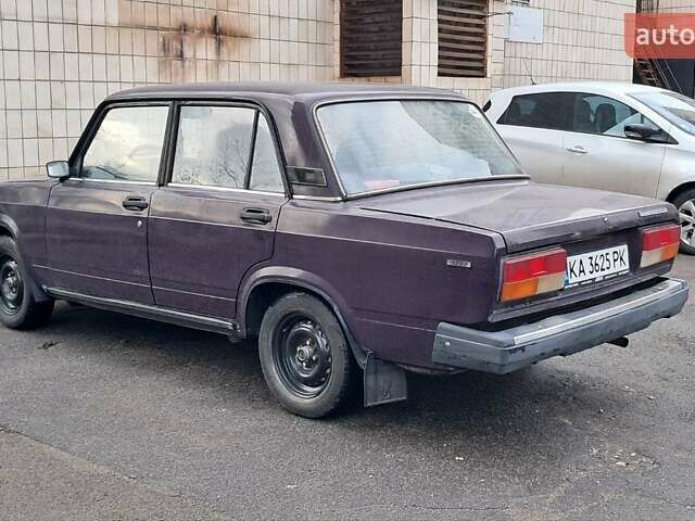 Фіолетовий ВАЗ 2107, об'ємом двигуна 1.57 л та пробігом 142 тис. км за 900 $, фото 4 на Automoto.ua