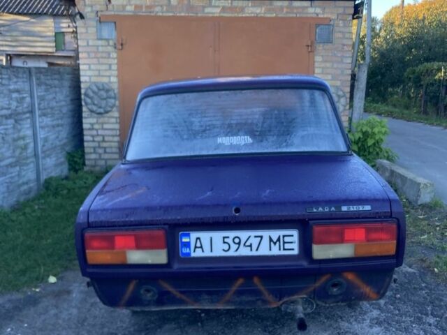 ВАЗ 2107 2002 в Буче на Automoto.ua Фиолетовый ВАЗ 2107, объемом двигателя 1.7 л и пробегом 500 тыс. км за 478 $, фото 1 на Automoto.ua