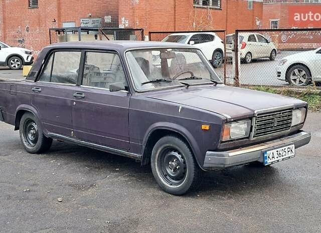 Фіолетовий ВАЗ 2107, об'ємом двигуна 1.57 л та пробігом 142 тис. км за 900 $, фото 1 на Automoto.ua