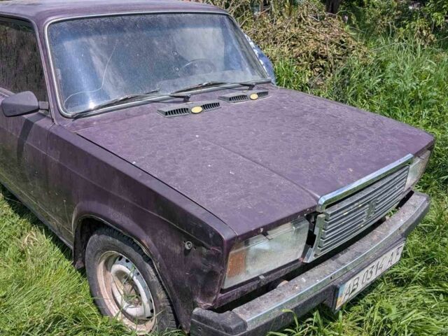 Фиолетовый ВАЗ 2107, объемом двигателя 1.5 л и пробегом 123 тыс. км за 550 $, фото 1 на Automoto.ua