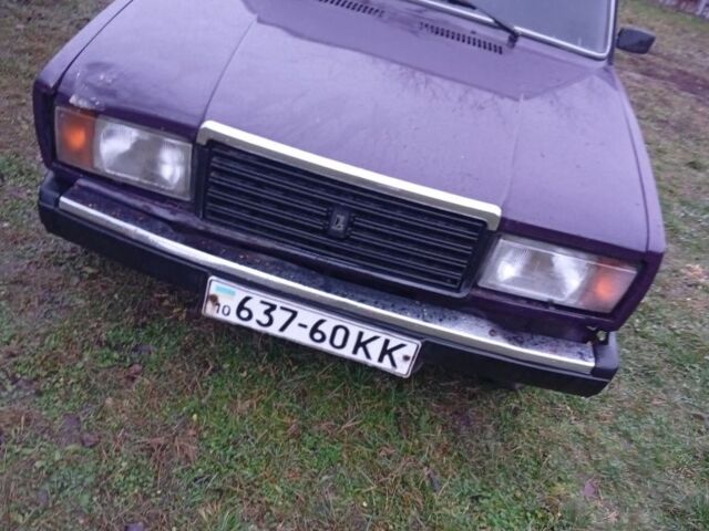 Фиолетовый ВАЗ 2107, объемом двигателя 1.5 л и пробегом 123 тыс. км за 750 $, фото 5 на Automoto.ua