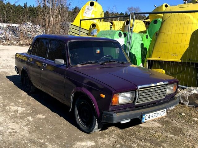 Фиолетовый ВАЗ 2107, объемом двигателя 1.5 л и пробегом 70 тыс. км за 600 $, фото 10 на Automoto.ua
