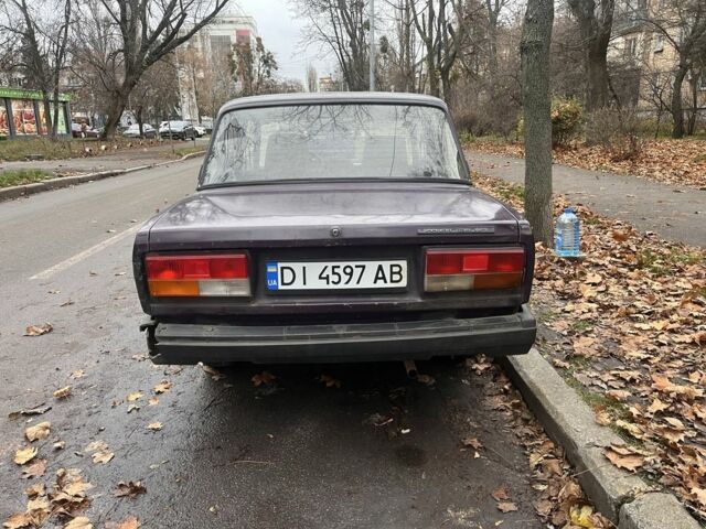 Фиолетовый ВАЗ 2107, объемом двигателя 1.5 л и пробегом 60 тыс. км за 599 $, фото 3 на Automoto.ua